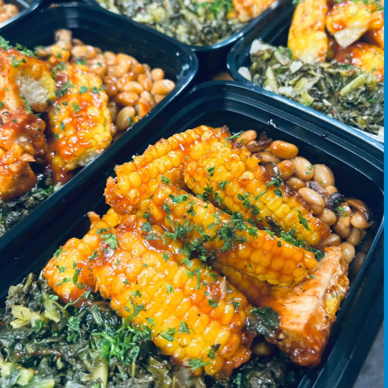 Street Corn and Collard Greens