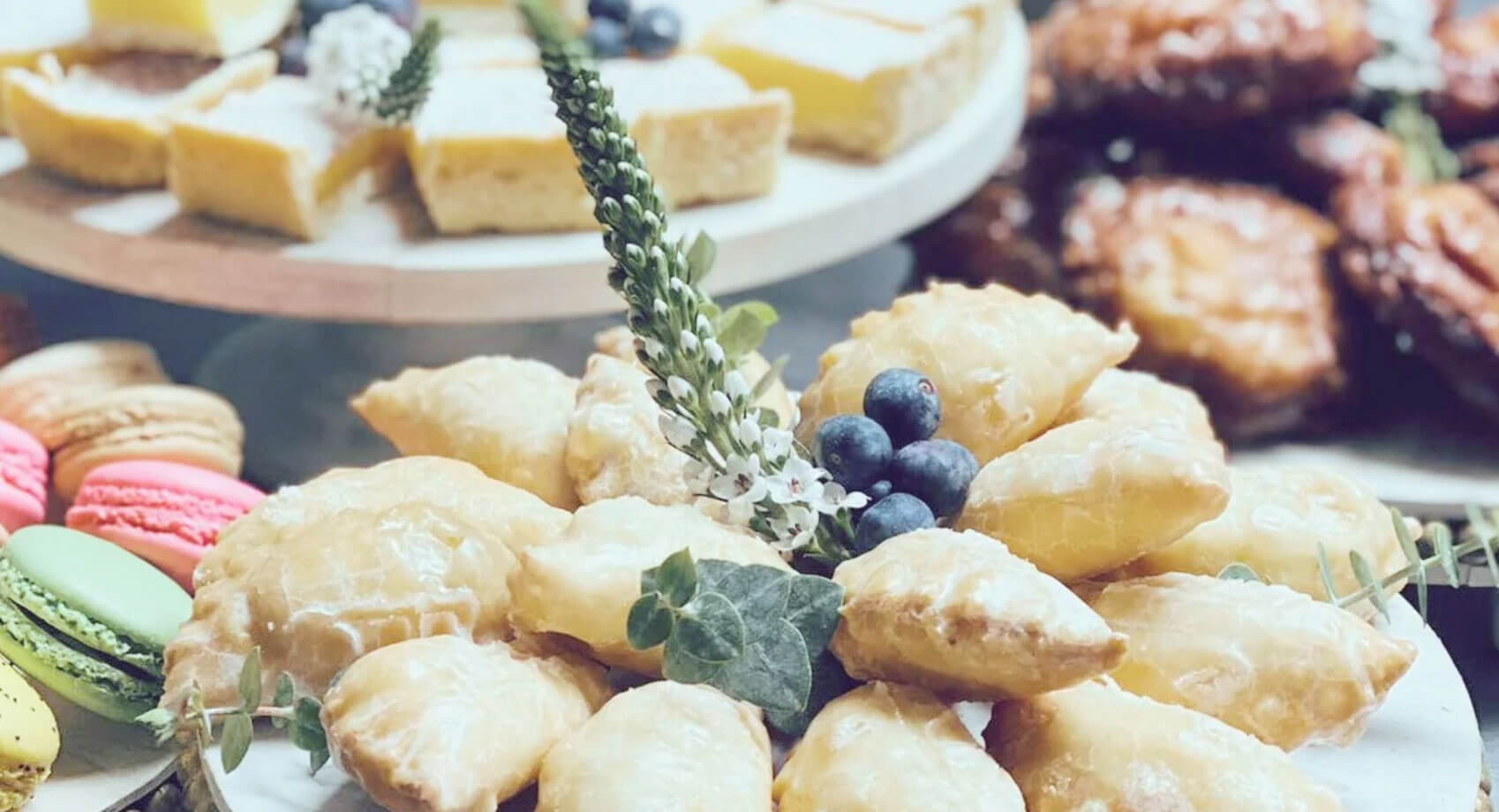 Array of desserts